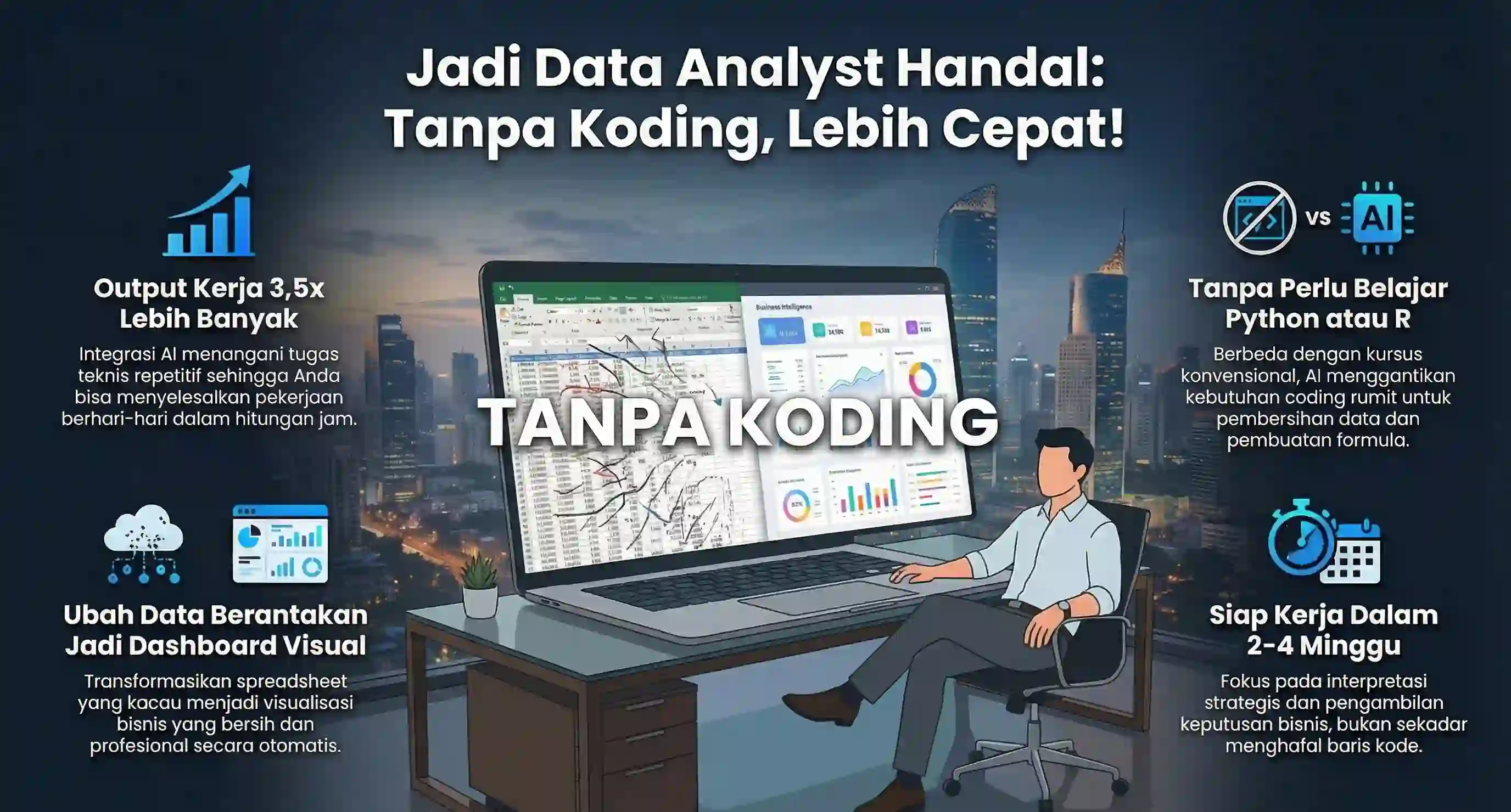 Kursus Data Analyst AI Terbaik di Jakarta 2026